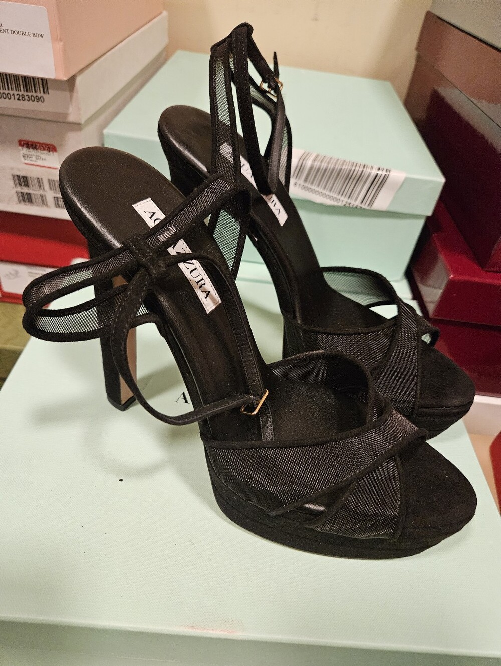 $1,220 New Aquazzura Shear 130 Platform Sandals Size 41 - Picture 6 of 8